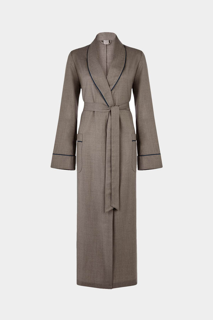 Bianca Robe Brown Long Nightgown