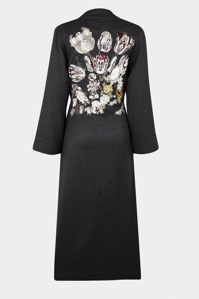 luxury long lounge robe gown