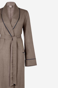 Bianca Robe Brown Long Nightgown