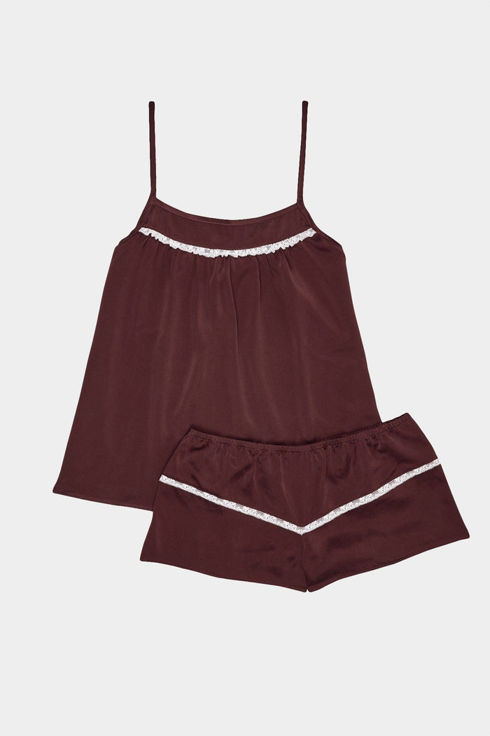 luxury cami top and shorts camisole set 