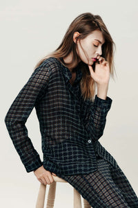 luxury t shirt and trousers pyjama set for women 